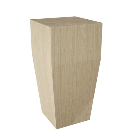 Designs Of Distinction Square Craftsman Bun Foot - White Oak 01705112WK1